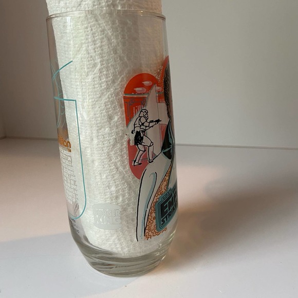 Star Wars Glass The Empire Strikes Back Lando Calrissian Burger King Coca Cola - Picture 2 of 7